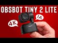 Webcam 4K te Sigue con IA - OBSBOT Tiny 2 Lite