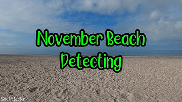 November Beach Metal Detecting in Florida