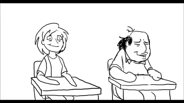 Jay Sherman and Alice Tompkins in boating school