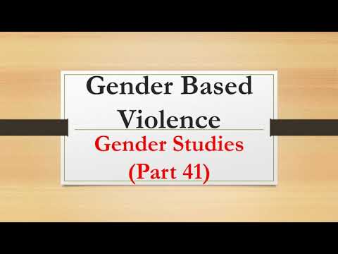 Gender Based Violence |Gender Studies Part 21|