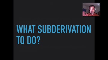 subderivation rules and strategies