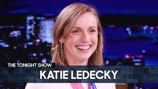 10Time Olympic Medalist Katie Ledecky Busts the Myth About Swimming After Eating | The Tonight Show