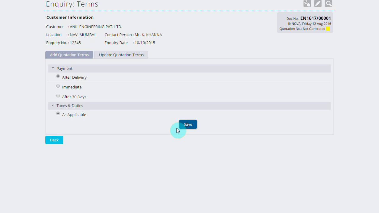 How to make Quotation 