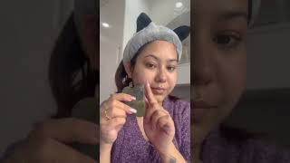 my chubby face slimming trick *easy guasha exercise* #shorts #youtubeshorts #ashortaday