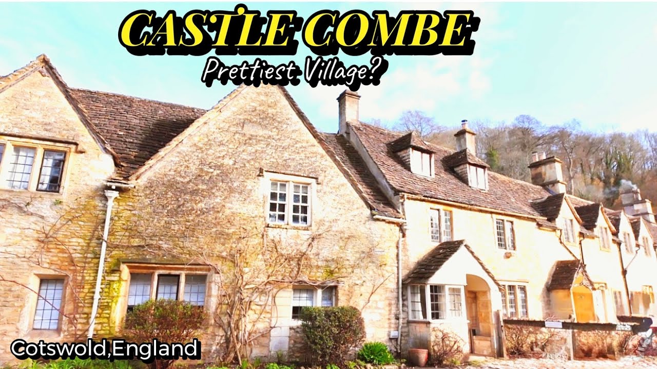 Castle Combe Cotswolds Walking Tour 4K | One of England’s Most Beautiful Villages