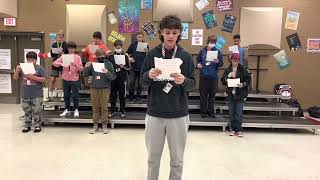 Linda Jobe Middle School Advanced 8th grade Boys UIL Sight Reading Demo