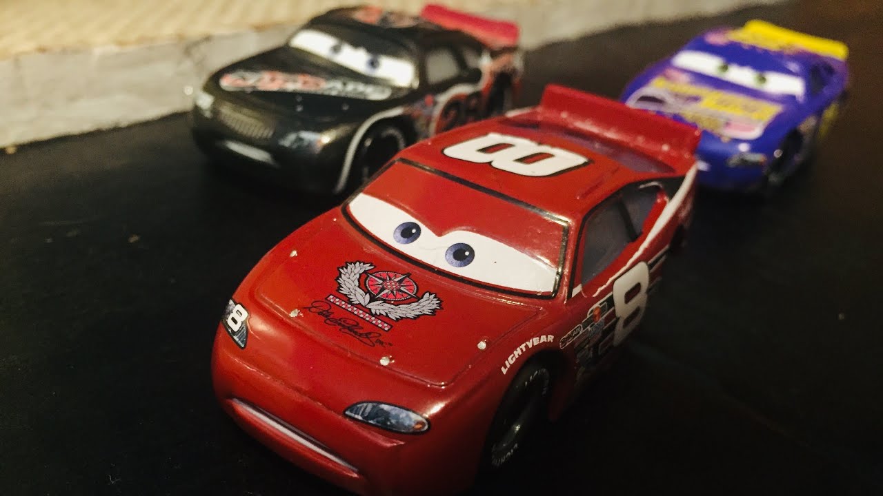 Disney Cars Dale Earnhardt Jr stop motion race YouTube Disney Cars Dale Earnhardt Jr stop motion race YouTube