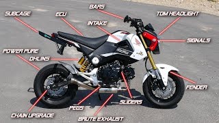 This is EVERYTHING I've done to my Honda Grom | 3 Years of Mods