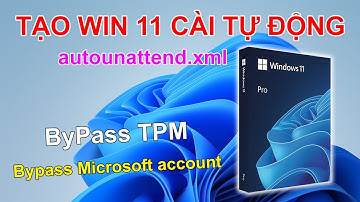 Tạo Bộ Cài Windows 11 22H2 Cài Đặt Tự Động ByPass TPM bỏ qua tài khoản Microsoft