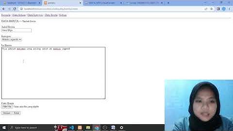 Desain dan Pemrograman Web - WEBSITE BERITA