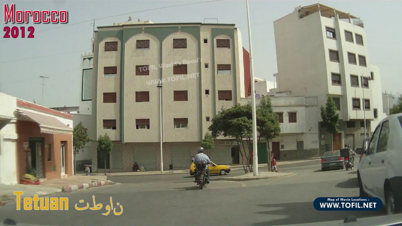Tetuan تطوان - Morocco 2012 Dashcam Driving Movies - WWW.TOFIL.NET