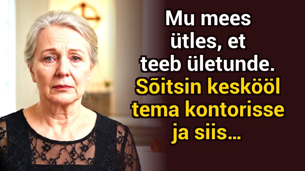 Mu abikaasa ütles, et teeb ületunde — keskööl sõitsin tema kontorisse ja nähtud vaatepilt ehmatas