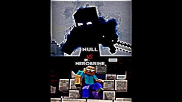 HEROBRINE VS NULL #shorts #minecraft