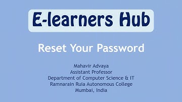 Moodle Training 004 - Reset Moodle Password & Use Discussion Forum