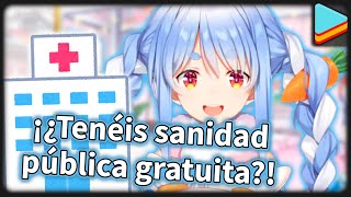 ¡Pekora se sorprende por la sanidad pública gratuita! | Hololive en español