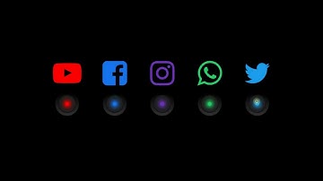 Social Media Icon Rotate HTML & CSS