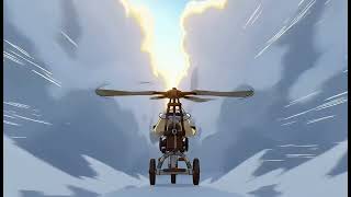 Sunset Flight in the Wasteland! Phoebe-Chubi’s Trike Takes to the Sky