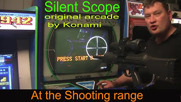 Silent scope  shooting range - original Arcade cabinet from 1998  marcho arcade