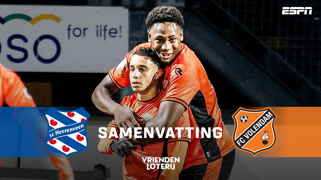 🤯 BIZAR: 23% balbezit, 2️⃣ schoten op doel, 2️⃣ goals! 💯 | Samenvatting sc Heerenveen - FC Volendam