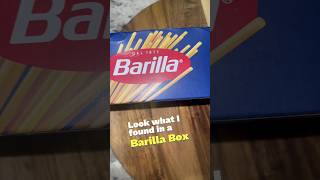 Look what I found in a Barilla Box #fyp #foryou #barilla #spaghetti  #pasta #viral #fypシ #chef #food