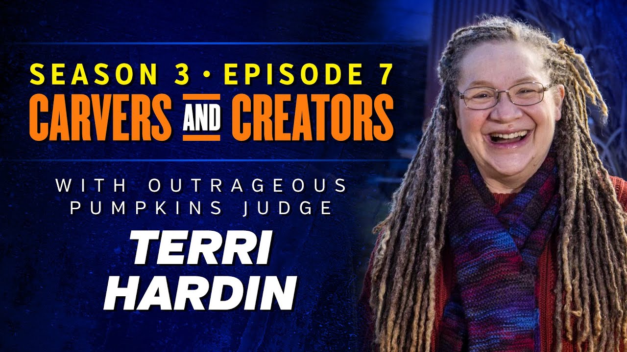 Carvers & Creators with Outrageous Pumpkins judge Terri Hardin YouTube