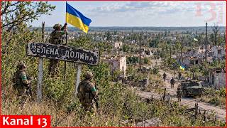 Armed Forces raised Ukrainian flags over three liberated settlements in the Donetsk region