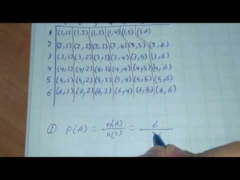 شرح رمي زهرة النرد مرتين الجزء الاول وعيها اسئلة مهمة