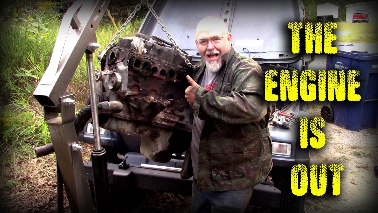 Removing a Jeep Engine - Step by Step  - 2002 Wrangler - Part 2 -  YouTube