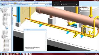 create U-bolts Support in PDMS with Lisega