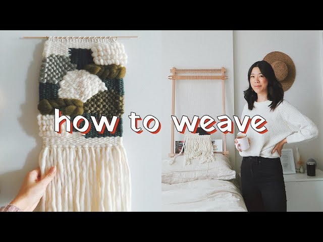 How to weave a tapestry wall hanging  | WITHWENDY
