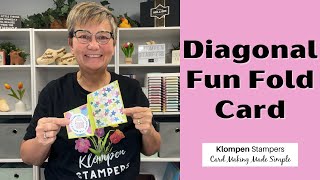 Diagonal Fun Fold Card