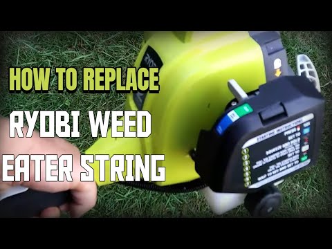 How to Replace Ryobi Weed Eater String | Full Crank 2 Cycle Model | Rapid Reload Technique
