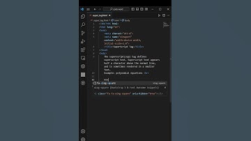 sup(SuperScript) Tag in HTML  #webdevelopment #html #coding #information #superscript #shorts #reel