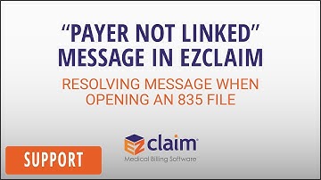 How to Resolve "Payer Not Linked" Message in EZClaim