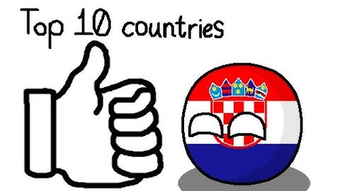 Top 10 countries that like Croatia 👍🇭🇷
