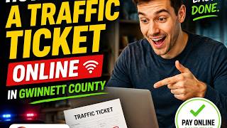 How to pay a traffic ticket online in Gwinnett County
