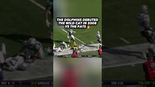The Dolphins Wildcat was UNLEASHED in 2008 🔥 #miamidolphins #patriots #footballhighlights #nfl