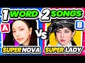 One word two songs  save one drop one kpop songs  kpop quiz 2024