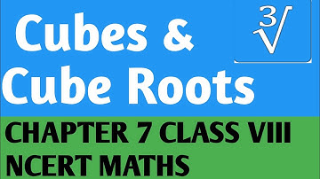 Cubes and Cube Roots |  Exercise 7.1 Q1.|  Class 8 Maths | APS India Official |