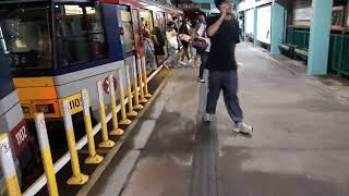 第一期輕鐵翻新列車 1023+1034@751 → 輕鐵第三期列車 1102+1105@705 銀座至濕地公園 [多啦A夢 大雄的恐龍 2006 粵語配音]