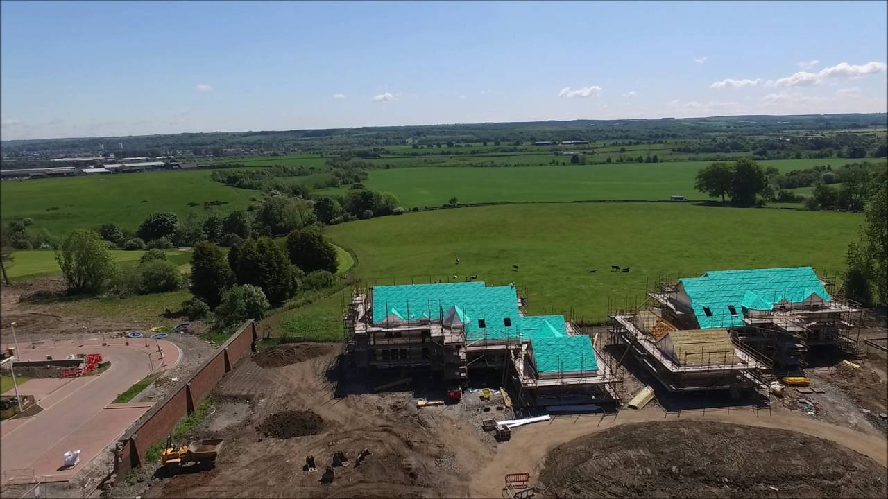 Larbert House & Country Estate Fly Over June 2016 YouTube