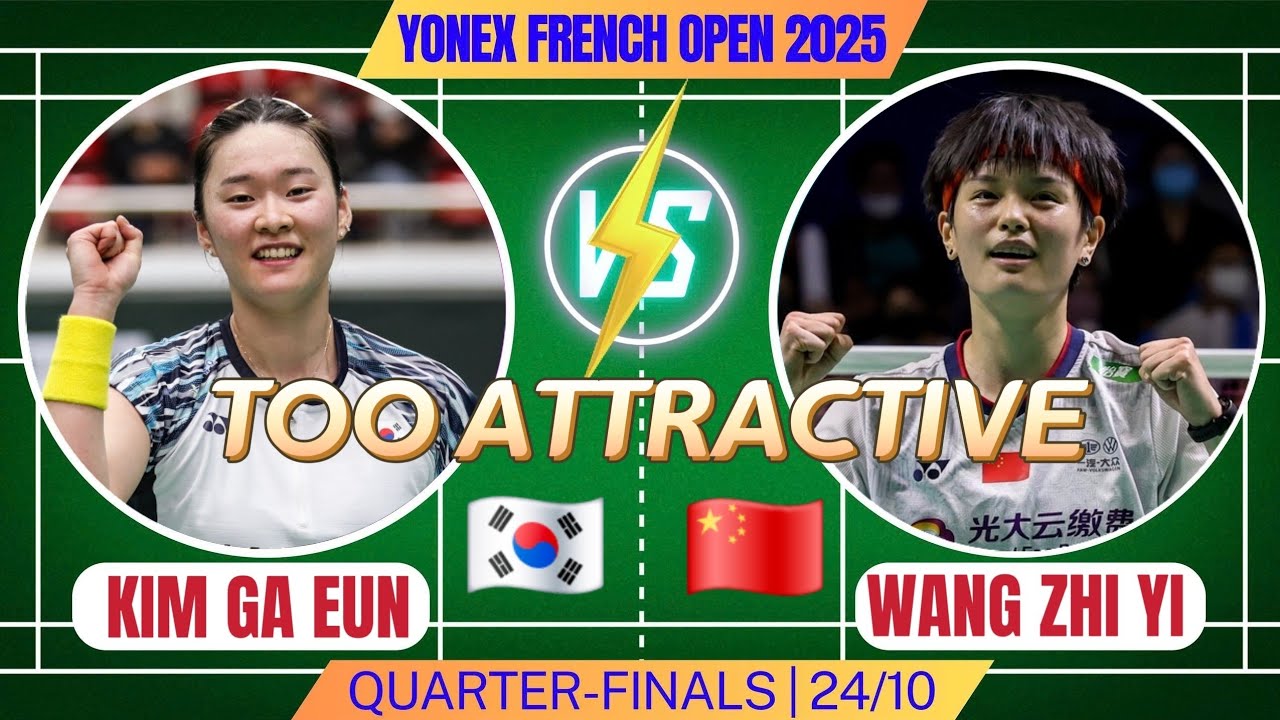 WANG ZHI YI 🇨🇳 vs KIM GA EUN 🇰🇷 | SO EXCITING AND THRILLING
