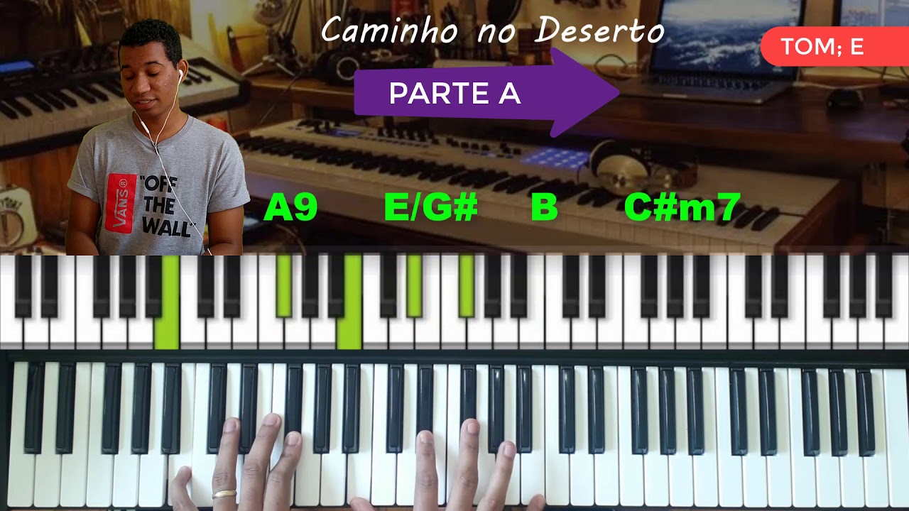 Tutorial Teclado Caminho no Deserto - Soraya Moraes (Way Maker) - Tocar  Teclado