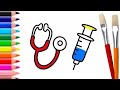 @Drawingapicture of a doctor&#39;s dress | дәрігер халатының суретін салу | ارسم صورة لرداء الطبيب