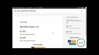 Add UK Tax and Mot Checker To Your WordPress Site In Less Than 60 Seconds screenshot 3