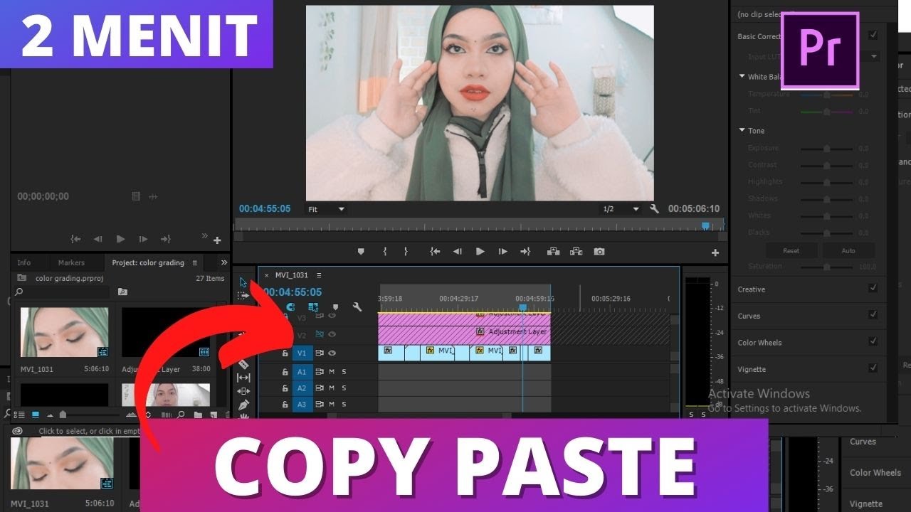 Cara Copy dan Paste Klip Video Adobe Premiere Pro [Tutorial] - YouTube