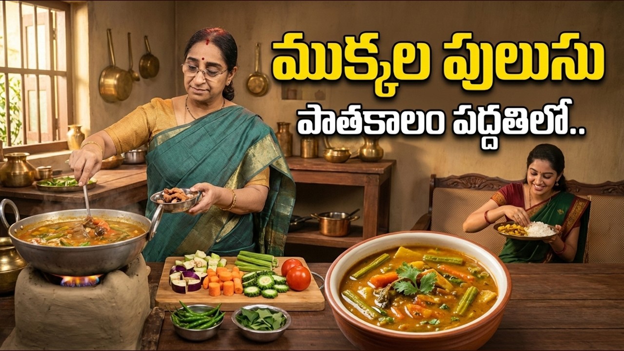How to Make Traditional Mukkala Pulusu at Home | Easy & Healthy South Indian | Recipe Ramaa Raavi