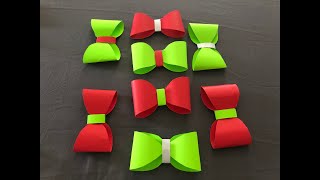 DIY How to Make 3D Paper Bow #short