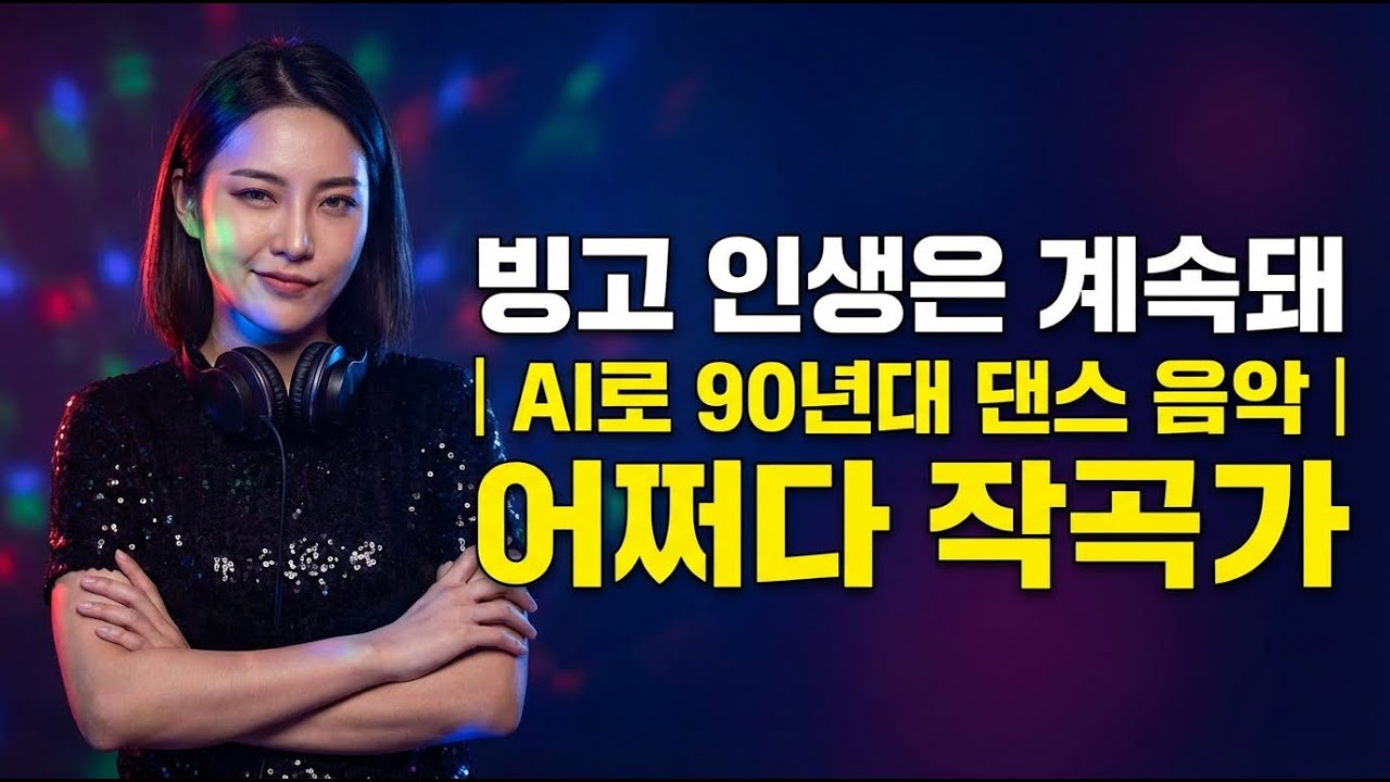 빙고 인생은 계속돼 | AI로 90년대 댄스 음악 | 어쩌다 작곡가