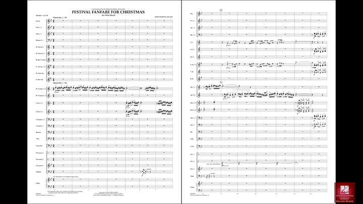 Festival Fanfare for Christmas by John Wasson